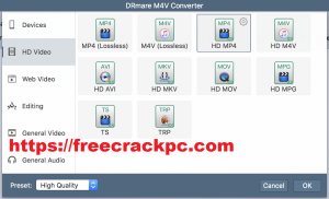 DRmare M4V Converter Crack 4.1.1 Plus Keygen Free Download