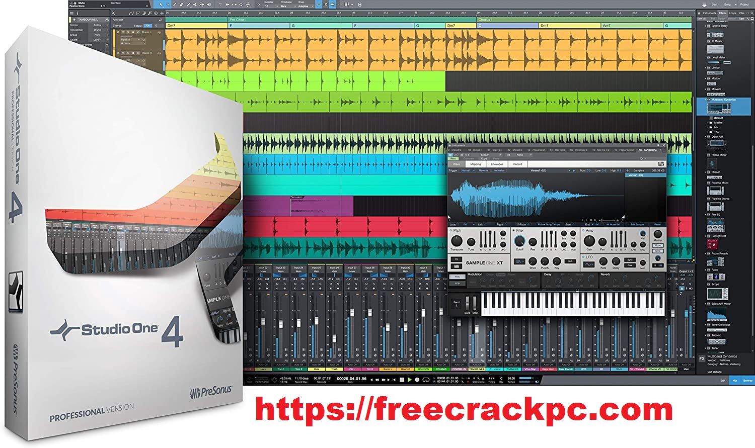 PreSonus Studio One Pro Crack 5.0.1 Plus Keygen Free Download