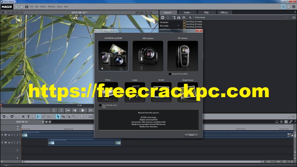 MAGIX Movie Edit Pro Crack 2021 Plus Keygen Free Download