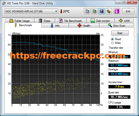 HD Tune Pro Crack 5.75 Plus Keygen Free Download