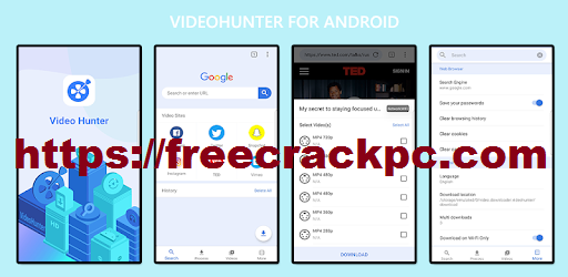 VideoHunter Crack 1.2.5 Plus Keygen Free Download 