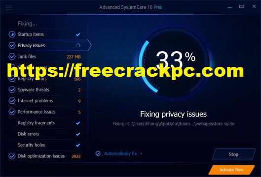 Advanced SystemCare Crack 14.3.0.239 Plus Keygen Free Download 