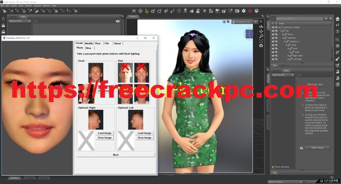 FaceGen Artist Pro Crack 3 Plus Keygen Free Download