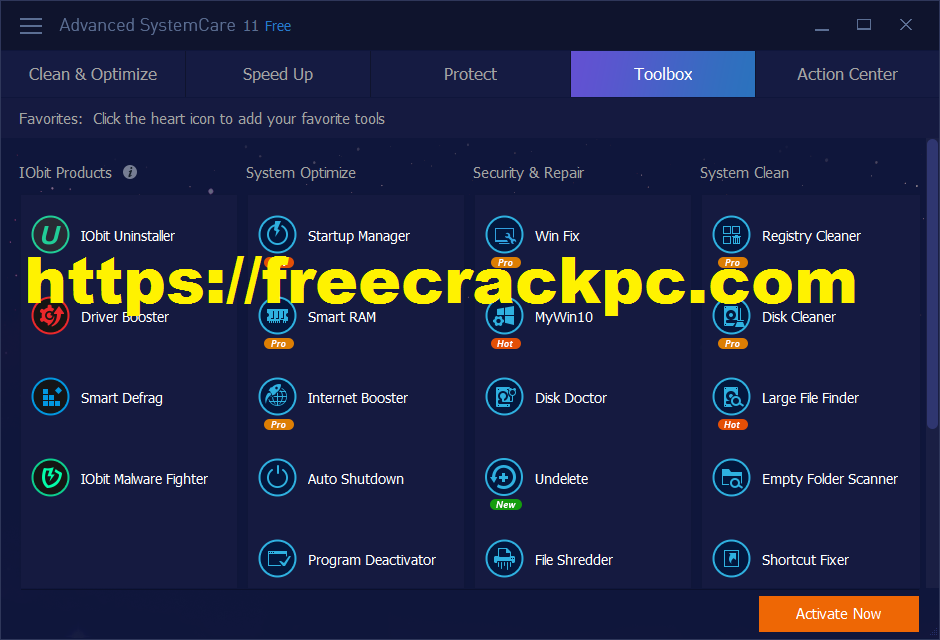 Advanced SystemCare Pro Crack 14 + Keygen Free Download