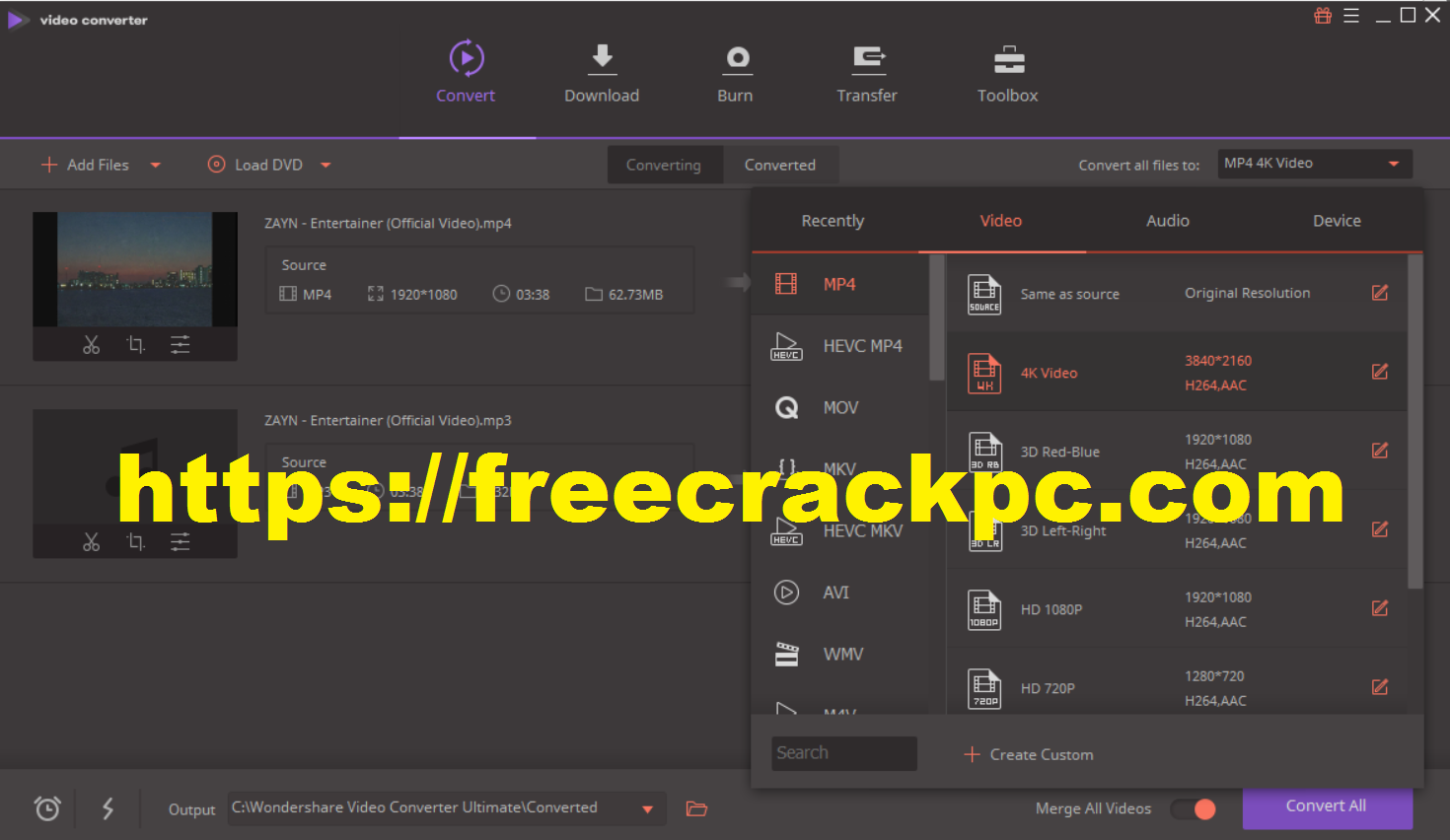 Wondershare UniConverter Crack 12.6.3 Plus Keygen Free Download